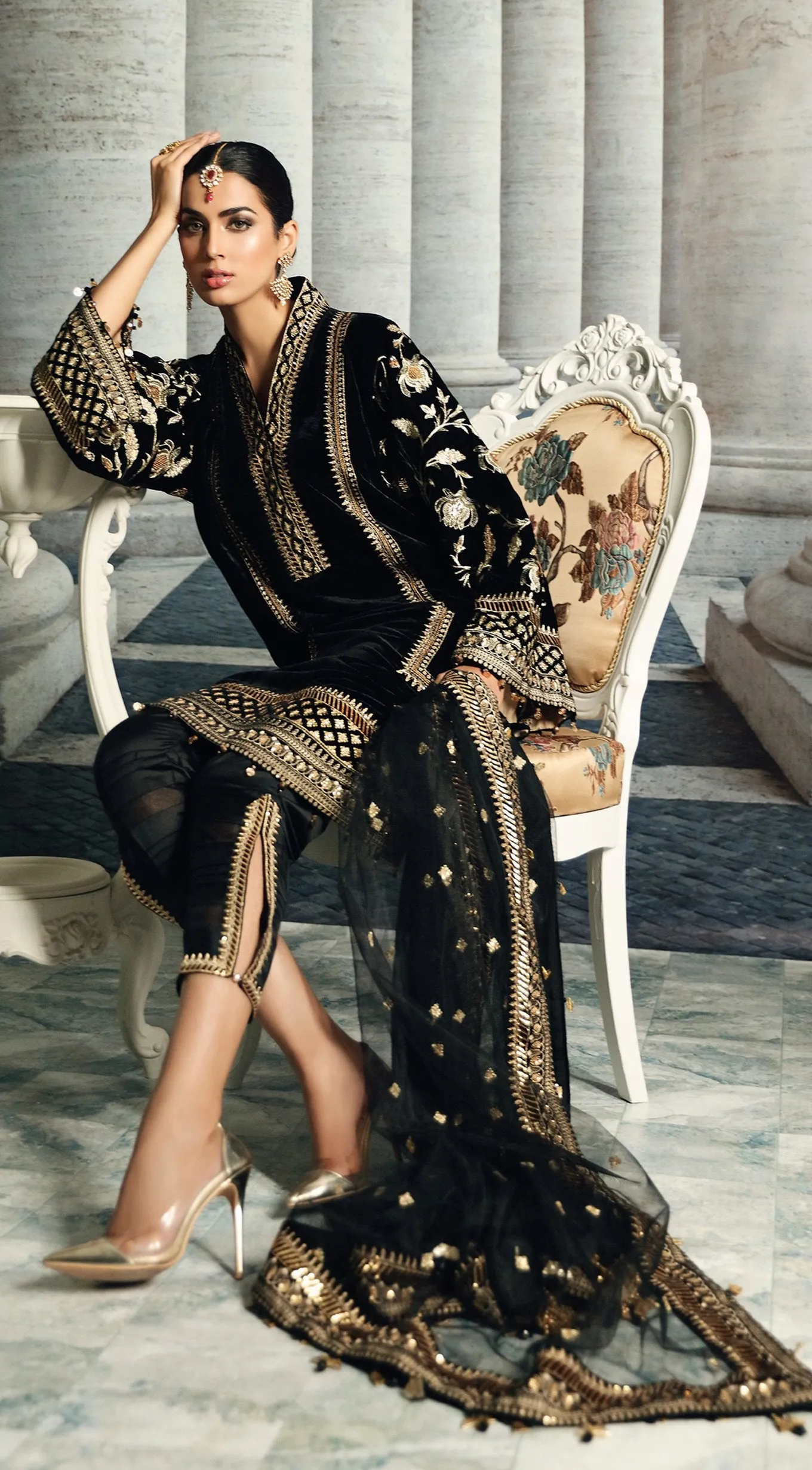 Anaya by Kiran Chaudhry – Velour De Luxe Velvet Collection – CELIA