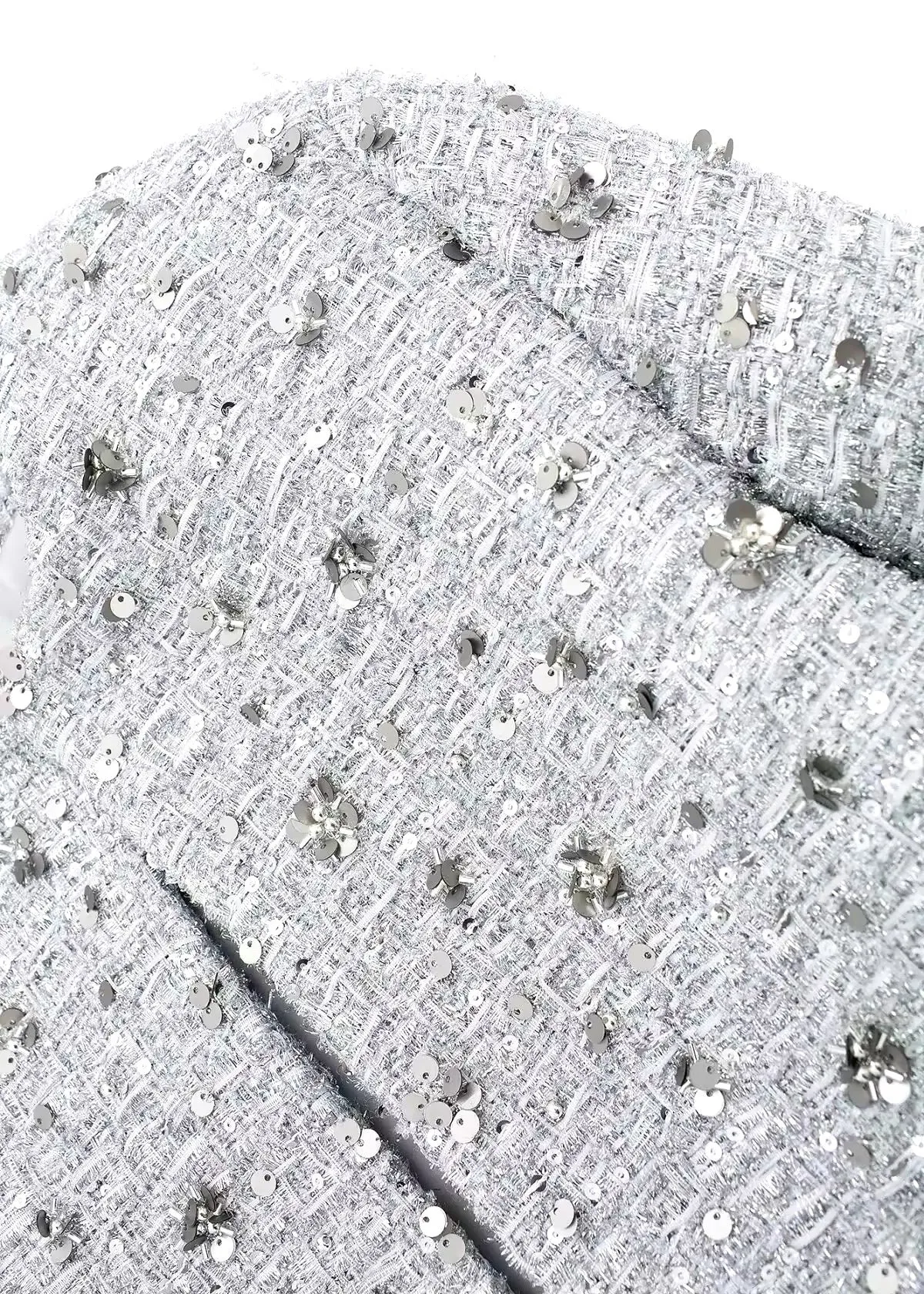 Helma Sequined Tweed Blazer