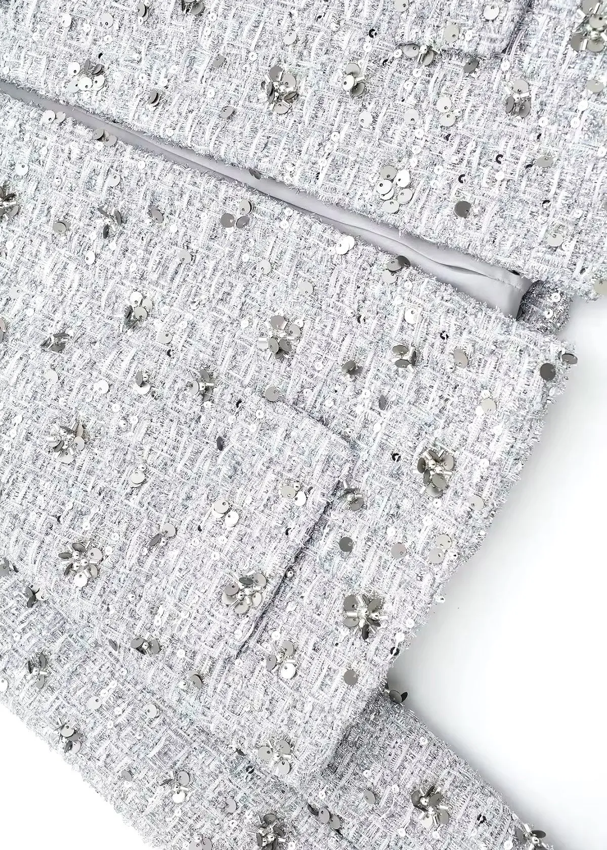Helma Sequined Tweed Blazer