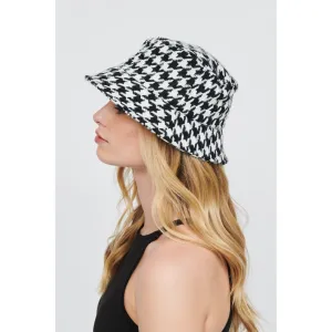 Houndstooth Bucket Hat Bucket Hat