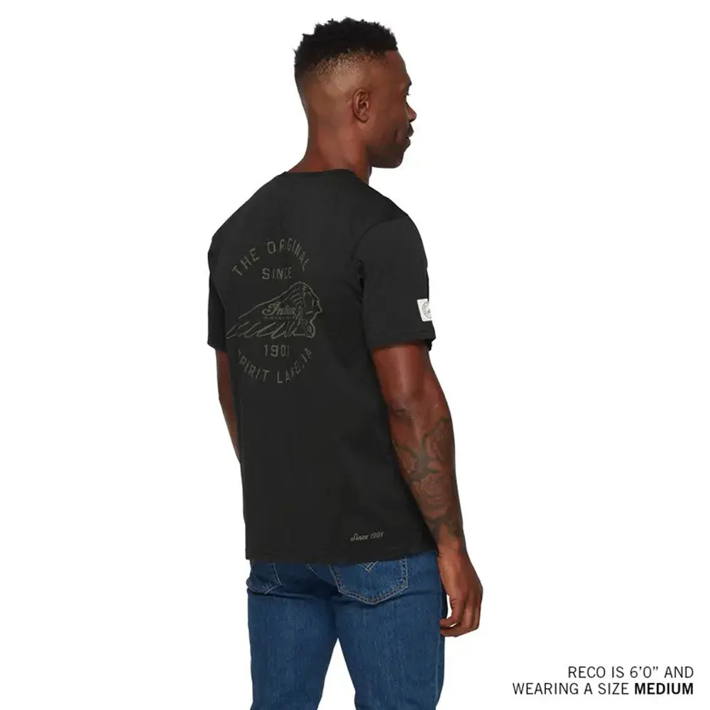 Indian Motorcycle Pocket Original Headdress T-Shirt Black