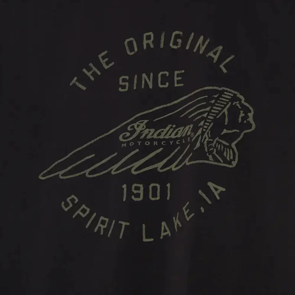 Indian Motorcycle Pocket Original Headdress T-Shirt Black
