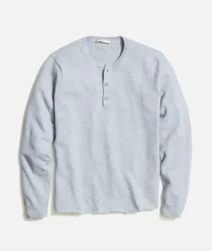 Marine Layer Sweater Henley-misty heather