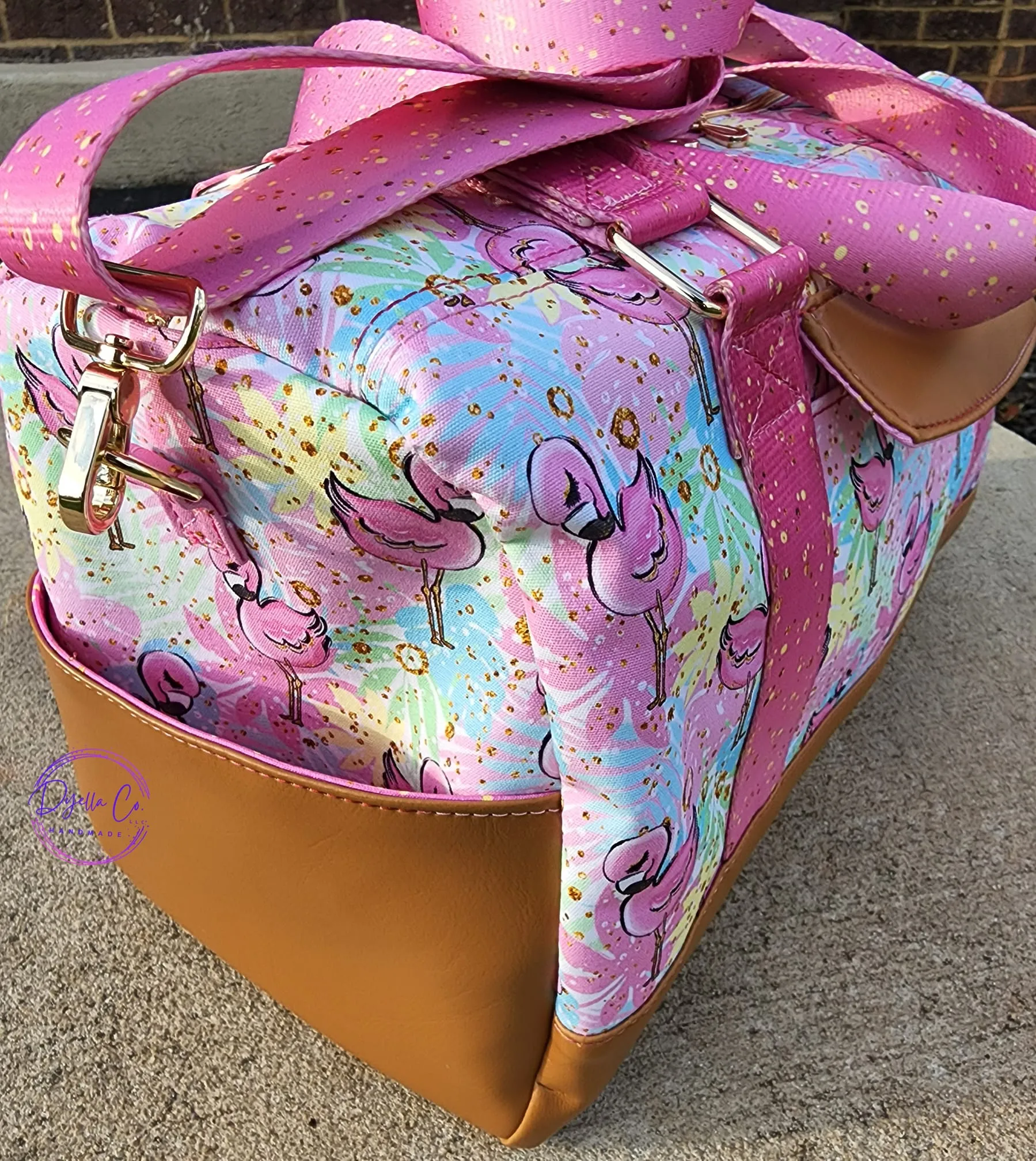 Pink Flamingos Fabric
