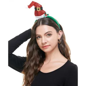 Santa Hat Headband in 2 styles