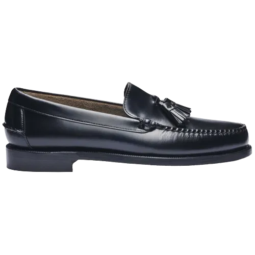 Sebago Leather Bass Classic Will Black Mocassin