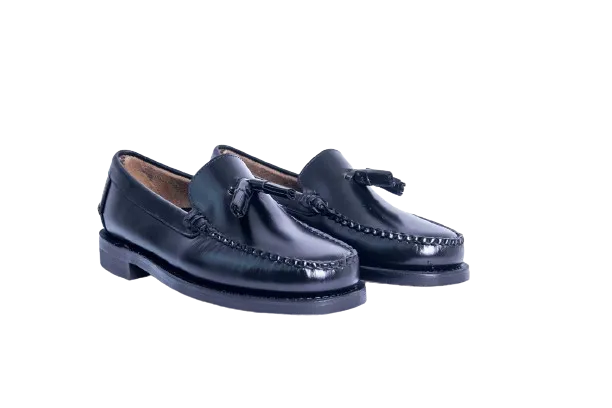 Sebago Leather Bass Classic Will Black Mocassin