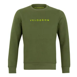 VELODROM VCC Logo Sweatshirt - Dark Olive